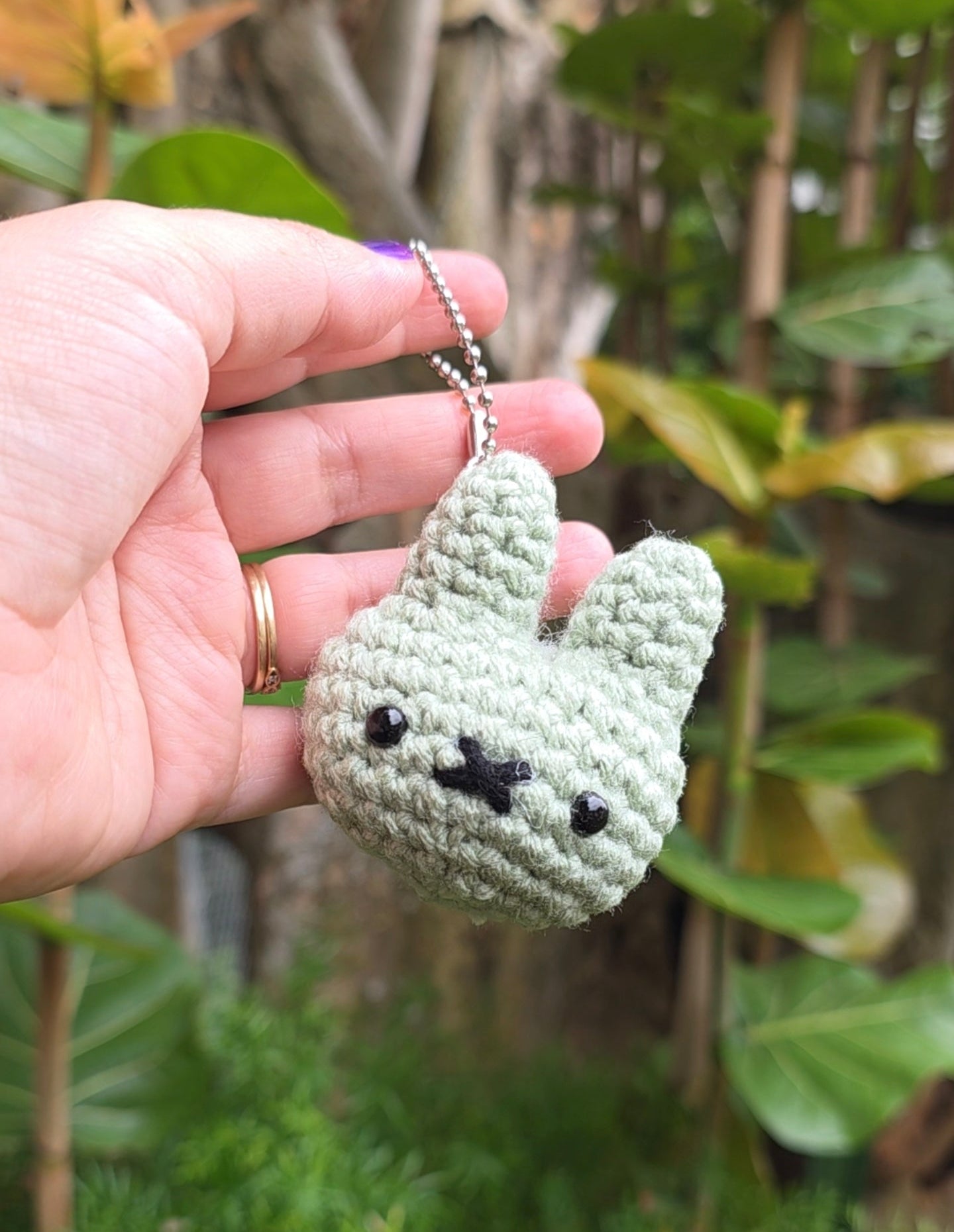 bunny keychain